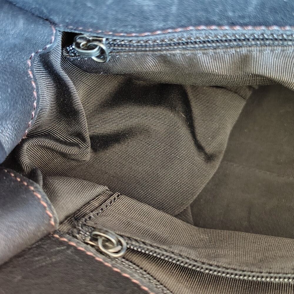 Chanel Vintage 1997 Dark Brown CC Turnlock Leather Tote Serial 5782846 - Picture 11 of 14